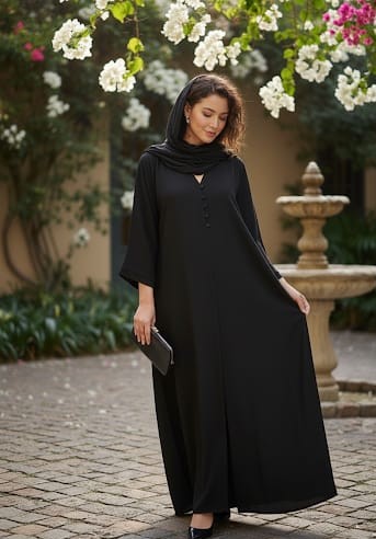 The Modern Abaya Black