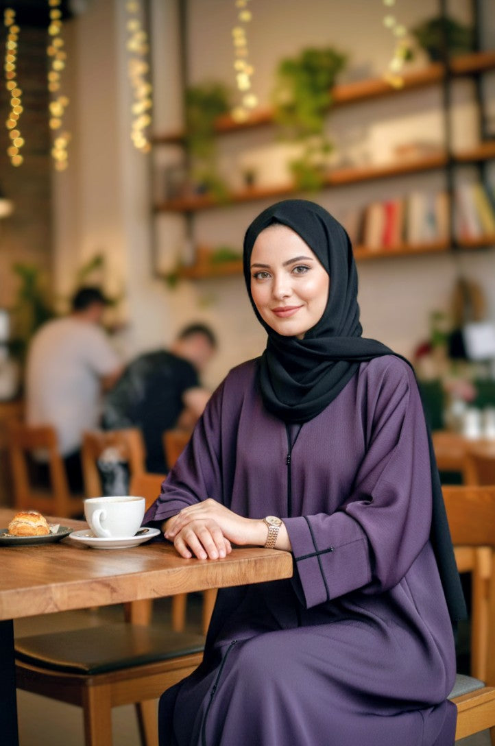 The Modern Abaya Purple