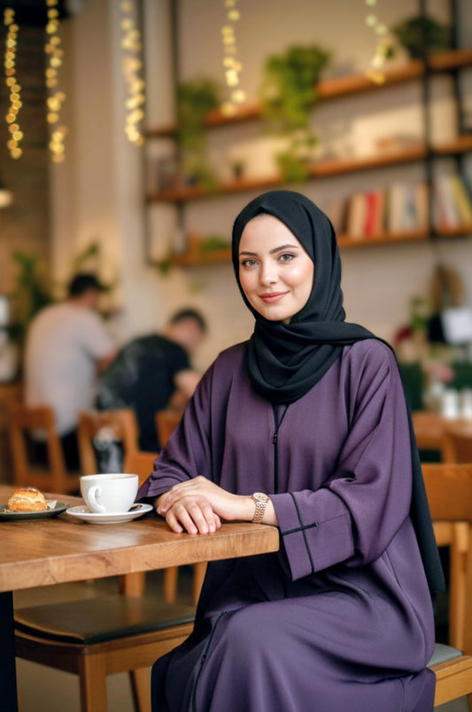 The Modern Abaya Purple