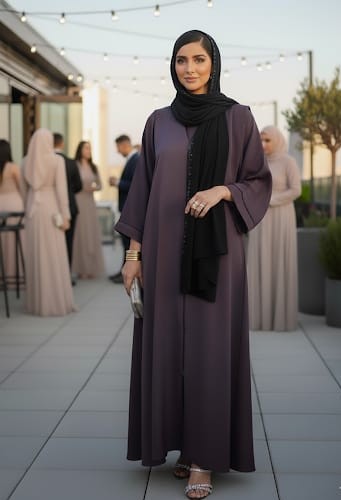 The Modern Abaya Purple