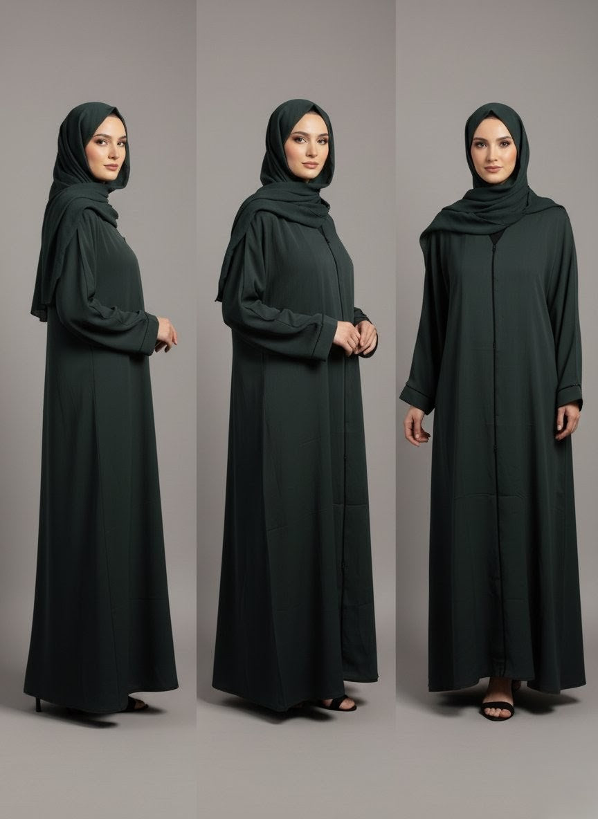 The Modern Abaya Green