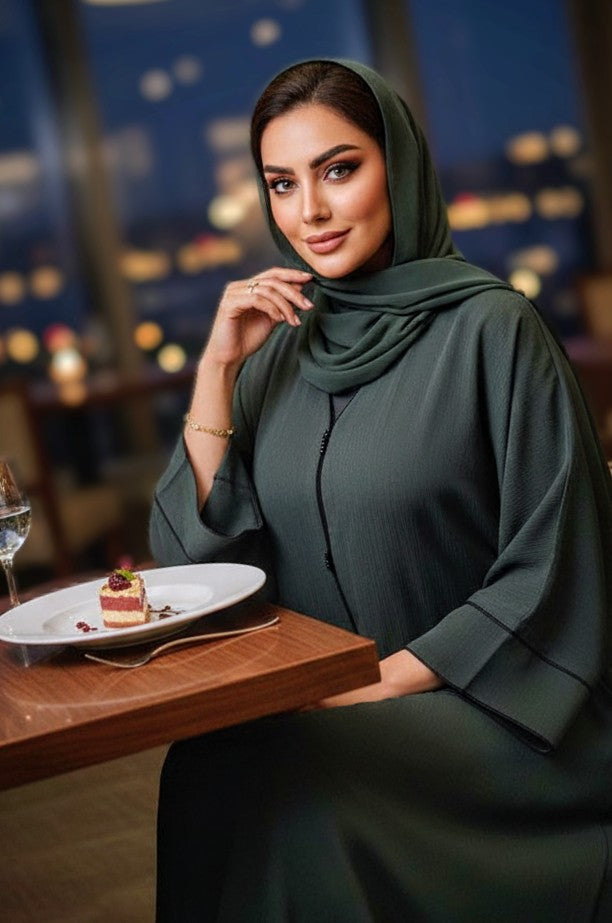 The Modern Abaya Green