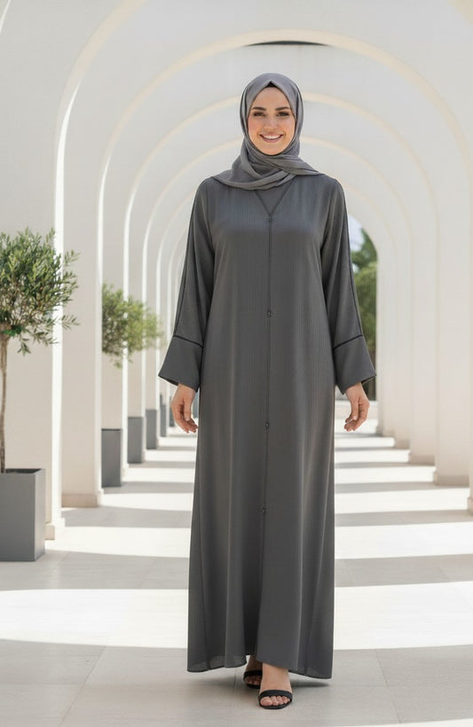 The Modern Abaya Grey